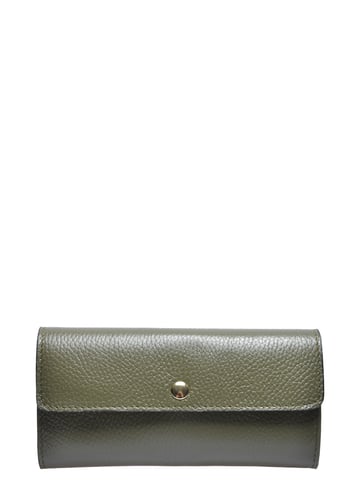Isabella Rhea Green Cowhide Leather Wallet