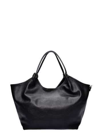 Isabella Rhea Black Cowhide Leather Bag