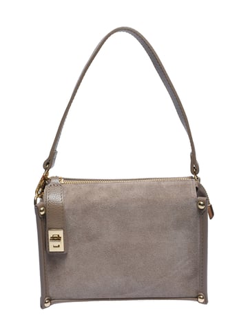 Anna Luchini Beige Cowhide Leather Bag