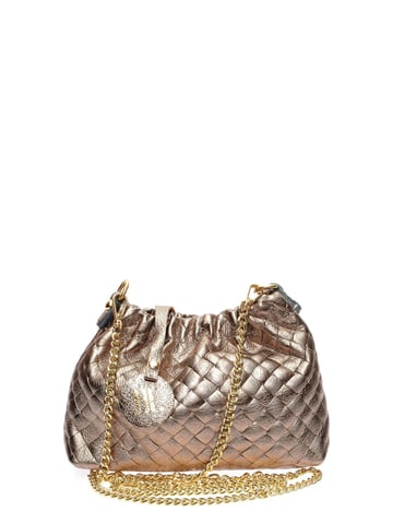 Anna Luchini Bronze Cowhide Leather Bag