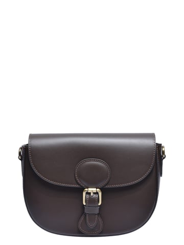 Isabella Rhea Chestnut Brown Cowhide Leather Bag