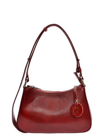 Isabella Rhea Red Cowhide Leather Bag