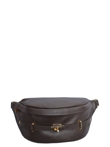 Anna Luchini Chestnut Cowhide Leather Bag