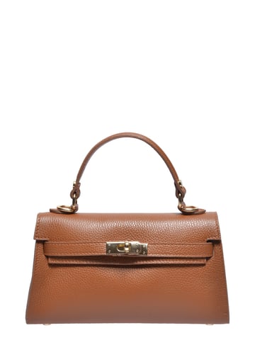 Anna Luchini Brown Calfskin Bag