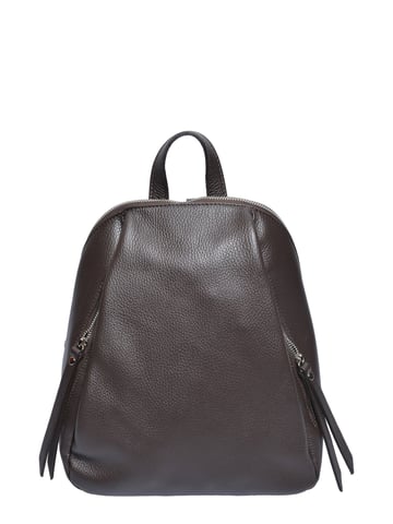 Anna Luchini Chestnut Brown Cowhide Leather Bag