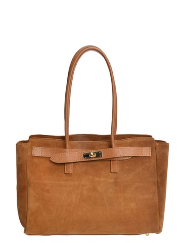 Isabella Rhea Brown Cowhide Leather Bag