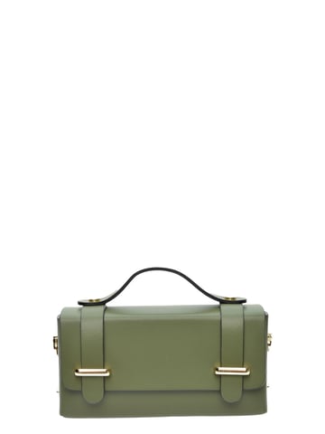 Isabella Rhea Khaki Cowhide Leather Bag
