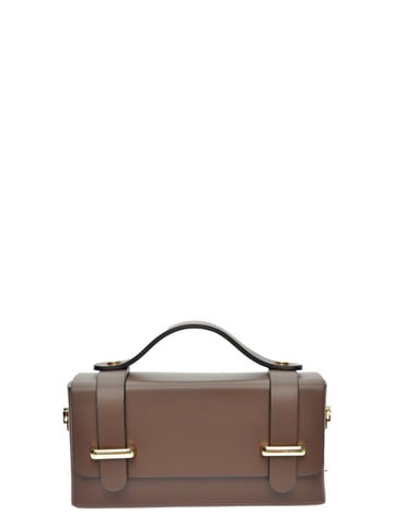 Isabella Rhea Chestnut Brown Cowhide Leather Bag