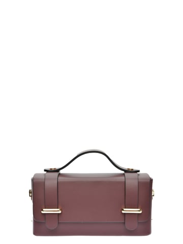 Isabella Rhea Burgundy Cowhide Leather Bag
