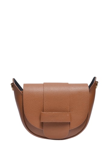 Anna Luchini Brown Cowhide Leather Bag