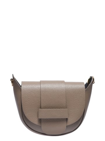 Anna Luchini Beige Cowhide Leather Bag