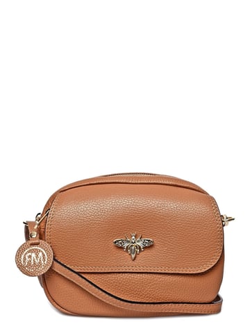 Roberta M Brown Cowhide Leather Bag