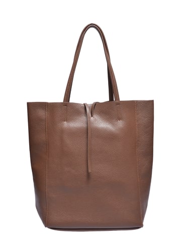 Roberta M Chestnut Cowhide Leather Bag
