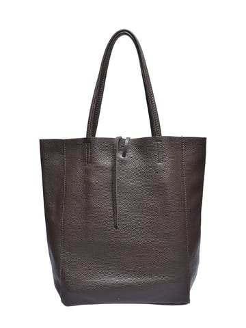 Roberta M Chestnut Brown Cowhide Leather Bag