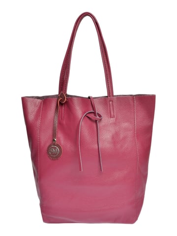 Roberta M Wine Leather Handbag