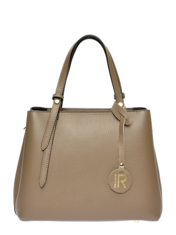 Isabella Rhea Beige Cowhide Leather Bag