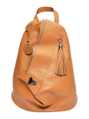 Isabella Rhea Brown Leather Backpack