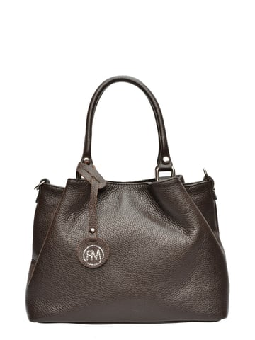 Roberta M Chestnut Brown Cowhide Leather Bag