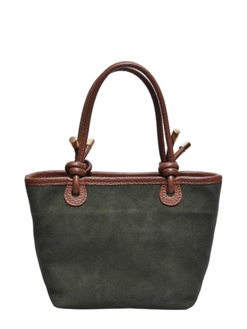 Luisa Vannini Green Cowhide Leather Bag
