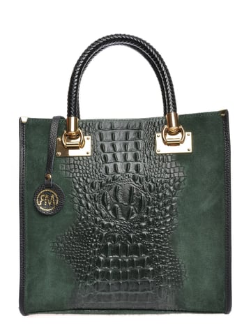 Roberta M Green Cowhide Leather Bag