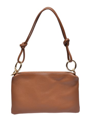 Anna Luchini Brown Cowhide Leather Bag