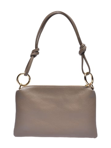 Anna Luchini Beige Cowhide Leather Bag