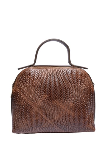 Isabella Rhea Chestnut Brown Cowhide Leather Bag