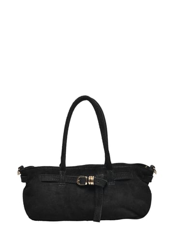 Luisa Vannini Black Cowhide Leather Bag