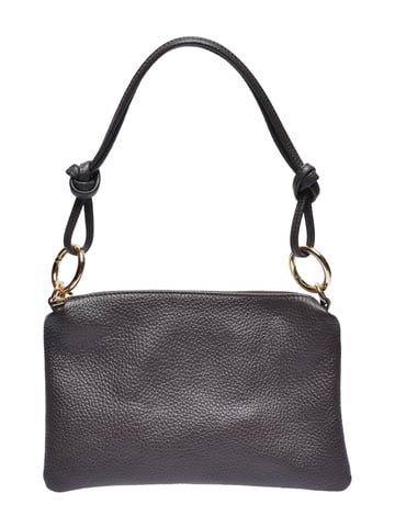 Anna Luchini Chestnut Brown Cowhide Leather Bag
