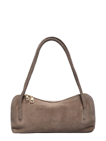 Luisa Vannini Beige Cowhide Leather Bag