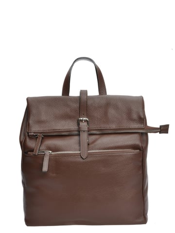 Anna Luchini CHOCOLATE Cowhide Leather Bag