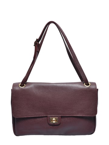 Luisa Vannini WEIN Cow Leather Shoulder Bag