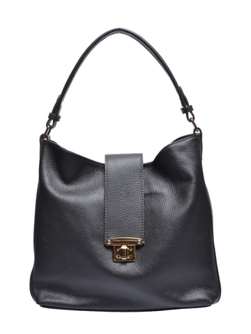 Roberta M Chestnut Brown Cowhide Leather Bag