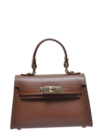 Isabella Rhea BROWN cow leather bag