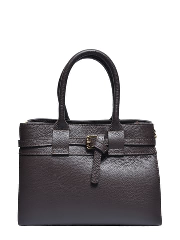 Luisa Vannini Two-Tone Cowhide Leather Bag