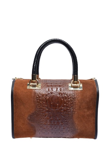 Isabella Rhea Chestnut Cowhide Leather Bag