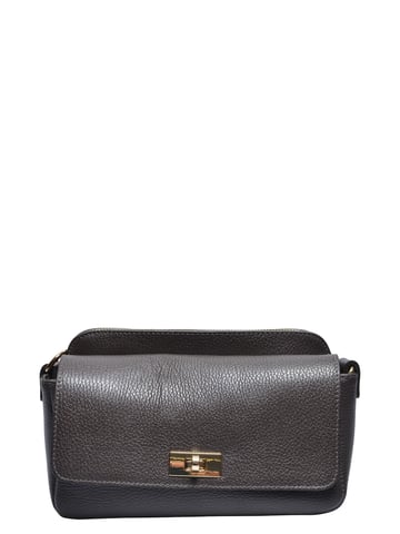 Luisa Vannini Two-Tone Cowhide Leather Bag