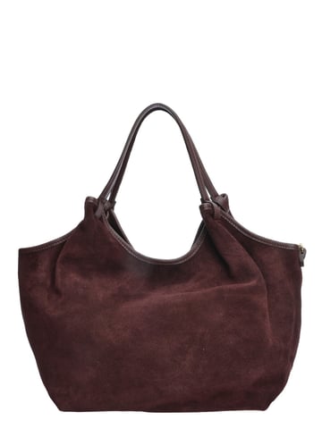 Anna Luchini Burgundy Cowhide Leather Bag