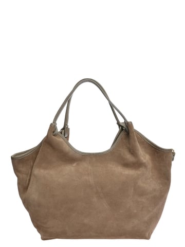 Anna Luchini Beige Cowhide Leather Bag