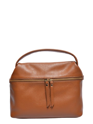 Luisa Vannini COGNAC Cow Leather Bag