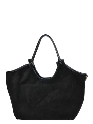Anna Luchini Black Calfskin Leather Bag