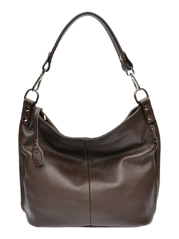 Roberta M Chestnut Brown Cowhide Leather Bag
