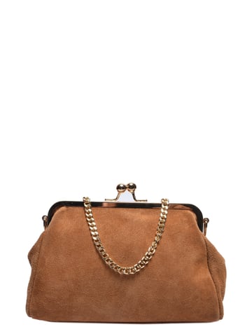 Luisa Vannini COGNAC Cowhide Leather Bag