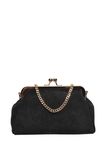 Luisa Vannini Black Cowhide Leather Bag