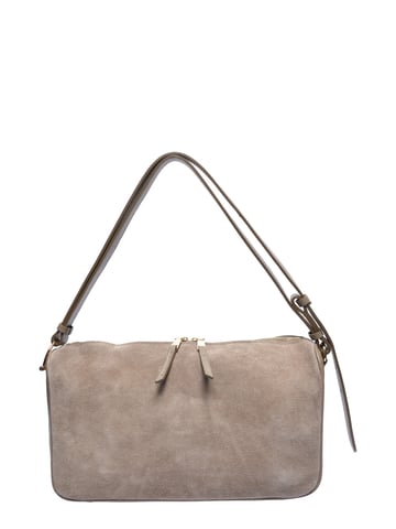 Luisa Vannini Beige Cowhide Leather Bag