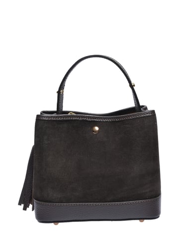 Luisa Vannini Two-Tone Cowhide Leather Bag