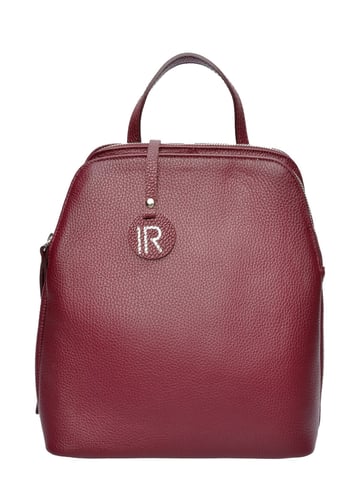 Isabella Rhea Burgundy Calf Leather Backpack