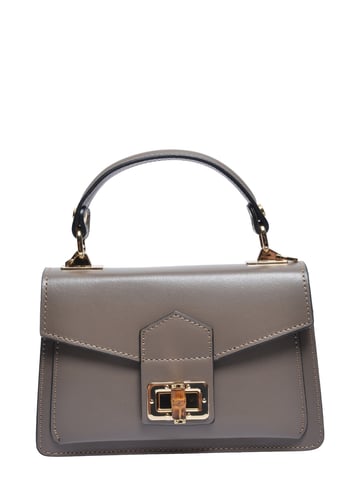 Roberta M Beige Cowhide Leather Bag