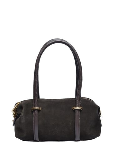 Luisa Vannini Two-Tone Cowhide Leather Bag