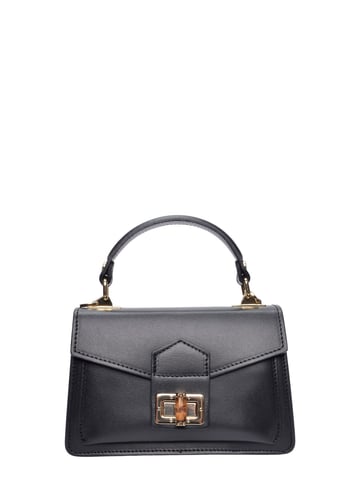 Roberta M Black Calf Leather Bag